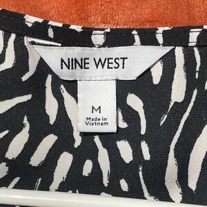 Nine West Zebra Print Blouse